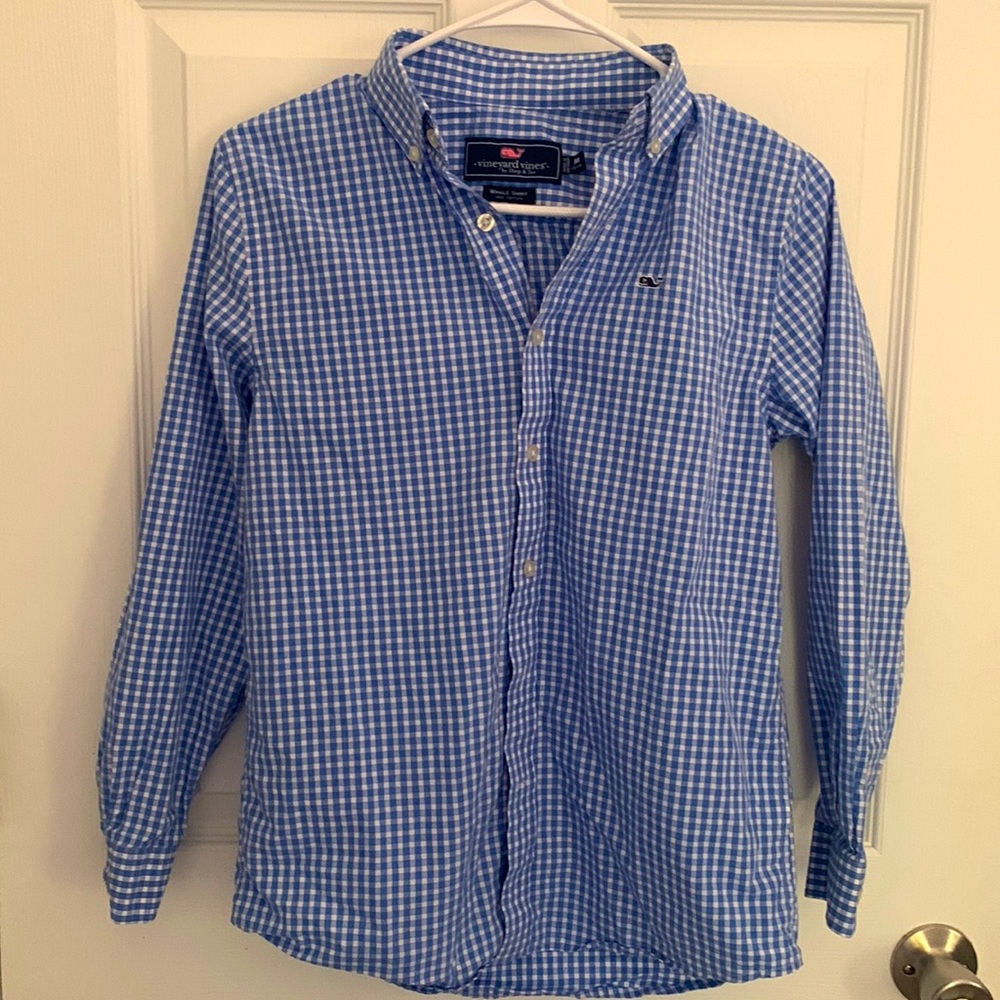 Boys M 12/14 vineyard vines button down